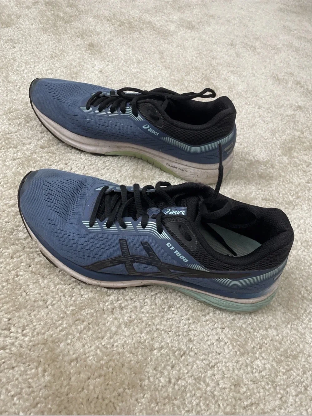 Asics GT-1000 Running Shoes Women's 10 Blue/Teal Sneakers 1012A030 Gym Workout